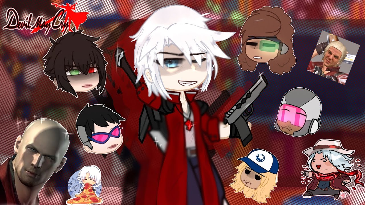 DARKCOM Agents Reacts To Dante Sparda || DMC Anime || GCRV || By: mochii