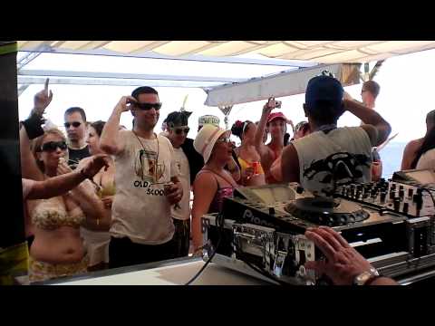 Slipmatt B2B Sy @ HTID in the Sun 2012 Oldskool Yacht Party