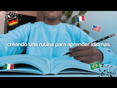 creando una rutina para aprender idiomas antes de mi intercambio 🌎🇬🇧