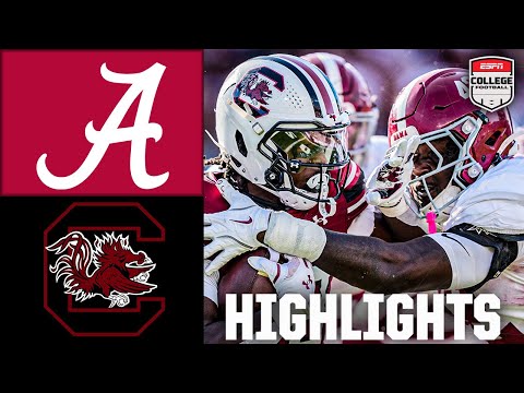 Alabama Crimson Tide vs. South Carolina Gamecocks | Full Game Highlights | ESPN CFB