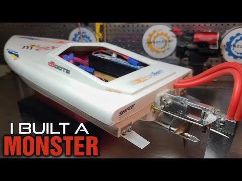 Making Room For Big Props, Big Motor, & Esc - Dead Ahead Rc Water Bobber - Fe Rc Boat