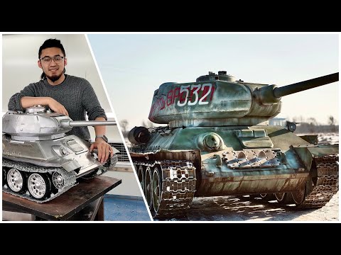 Let's paint a Film Prop T34-85