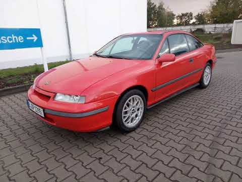 Opel Calibra 2,0i magmarot, mit typischen Mängeln, EZ 12/1990, 115 PS
