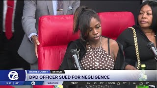 Detroit officer sued for shooting unarmed teen at block party, leaving her permanently disabled