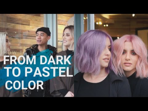 HOW TO GET PASTEL HAIR FROM DARK HAIR