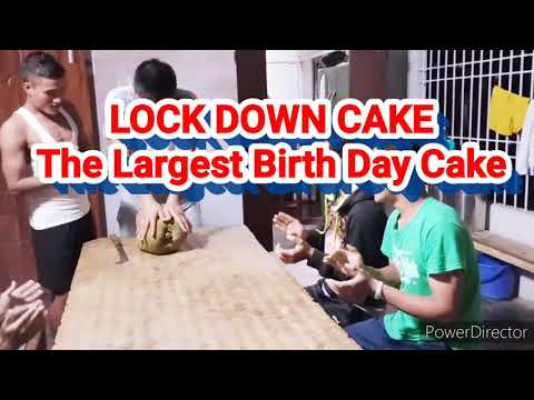 Lock down Cake , The largest birth day cake🍰