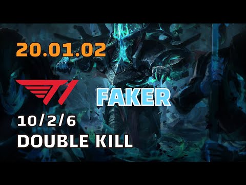 SKT T1  FAKER  MORDEKAISER  DOUBLE KILL  [20.01.02]  REPLAY
