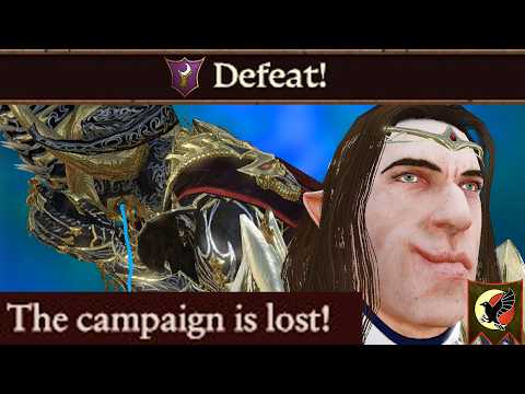 Malekith Can NEVER Win Against Alith Anar in Immortal Empires Campaign...