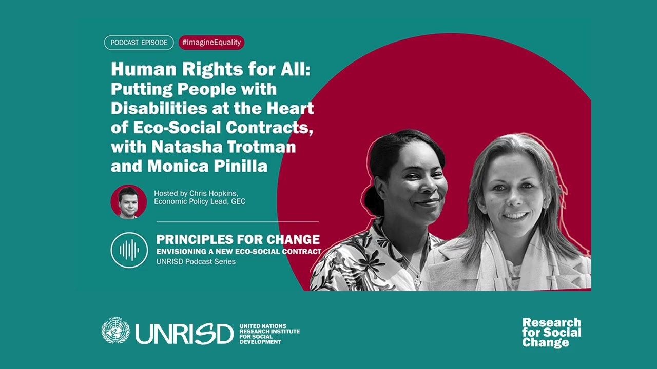 Human Rights for All: Putting People with Disabilities at the Heart of Eco-Social Contracts