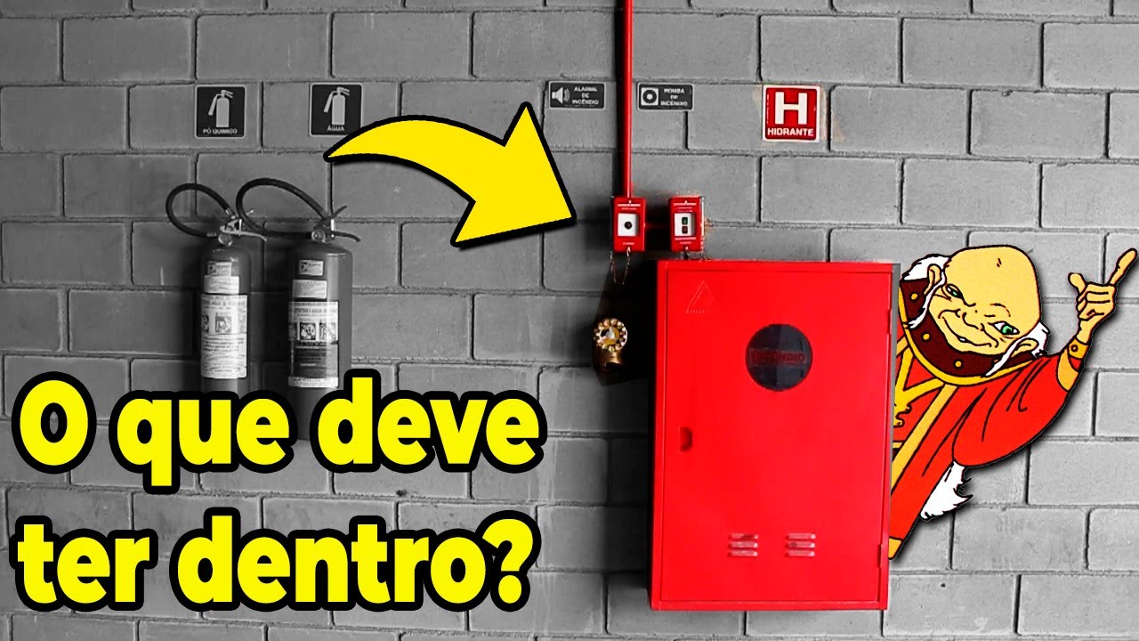 Hidrante Incêndio - Todas as peças necessários para o ABRIGO DE HIDRANTE