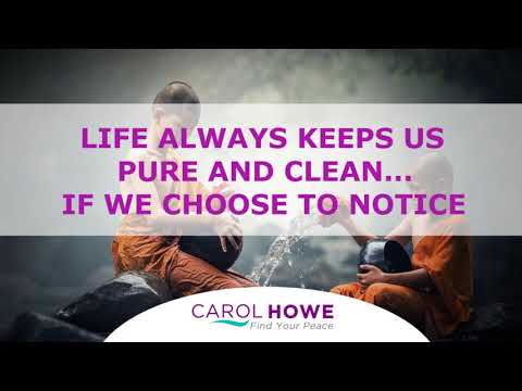 Podcast 20 - Life Always Keeps Us Pure And Clean...If We Choose To Notice