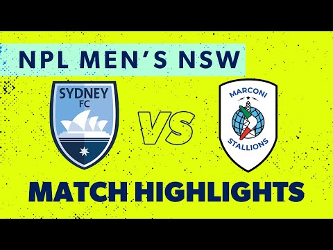 NPL Men's NSW Round 6 Highlights – Sydney FC v Marconi Stallions
