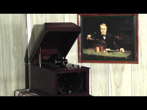 Edison blue amberol cylinder 2617 - My Old Kentucky Home by Chalmers & Chorus