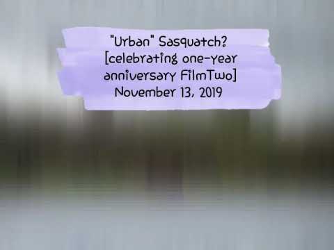 "Urban" Sasquatch? [celebrating one-year of structure photography FilmTwo] 11.13.2019