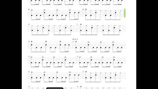 Sacrifice to Satan + Bewitched + Drum only + Drum tab