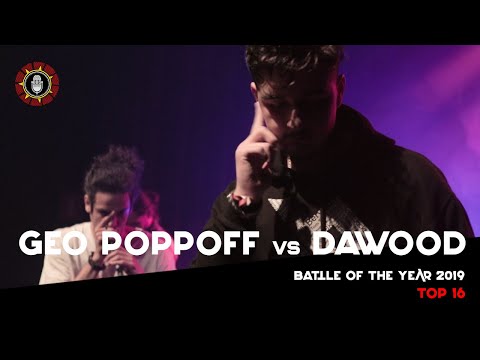 GEO POPPOFF VS DAWOOD | 1/8 finals BOTY beatbox battle 2019