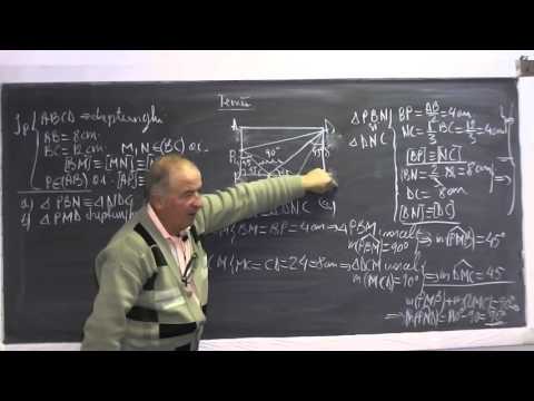 1/2 Lectia 698 - Paralelogram romb dreptunghi patrat Algoritm extragere radacina patrata - Clasa 7