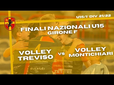 FINALI NAZIONALI U15: VOLLEY TREVISO - VOLLEY MONTICHIARI
