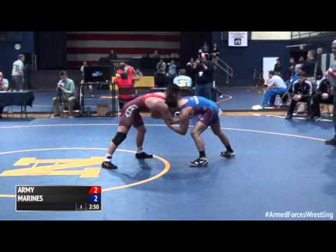 57 kg - Max Nowry (Army) vs. Ruben Navejas (Marines)