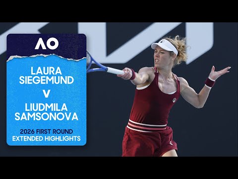 Laura Siegemund v Liudmila Samsonova Extended Highlights | Australian Open 2026 First Round
