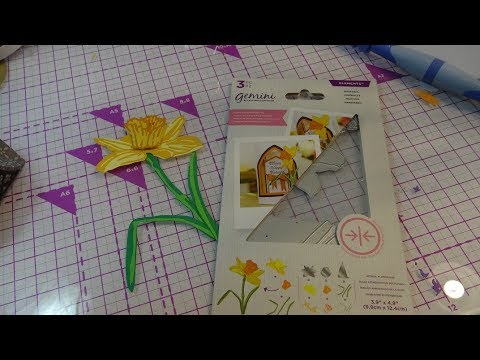 Crafter's Companion Daffodil Double Sided Dies Tutorial & HSN Autoship Haul!