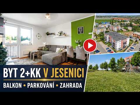 Video Novostavba 2+kk/B, 38+3 m2, Jesenice u Prahy