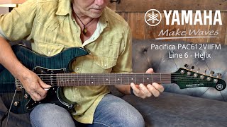 Video thumbnail for Yamaha Pacifica PAC612VIIFM - Line 6 Helix by Robbie Calvo