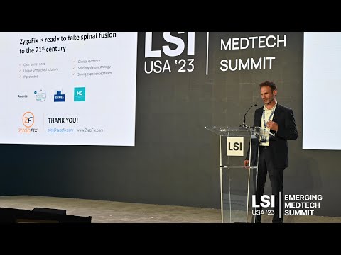 Ofer Levy Presents ZygoFix at LSI USA ‘23