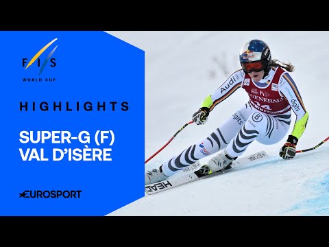 Speed ​​action at the Super-G in France | Highlights (German) | Val d'Isère | Alpine skiing | Women
