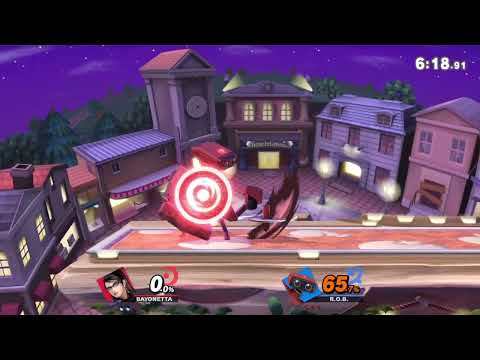 Bamboo Battles Smash Ultimate - Trout~ (Bayonetta) VS 8BitMan (R.O.B) Top 24 Winners