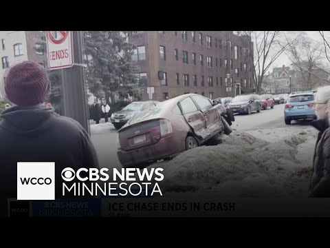 ICE chase ends in crash that injures 1 in St. Paul, police say