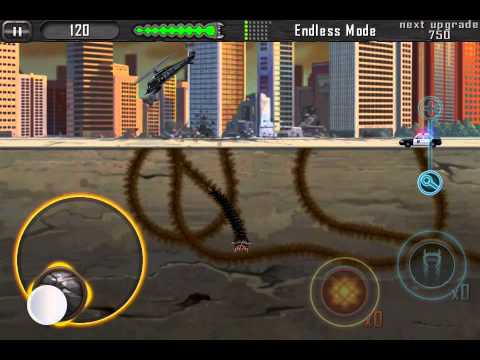 Death WORM iPhone gameplay