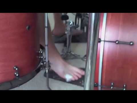 Wrath and Rapture Drummer Recording w/a broken toe