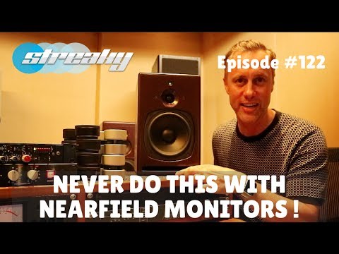 hanging studio monitors