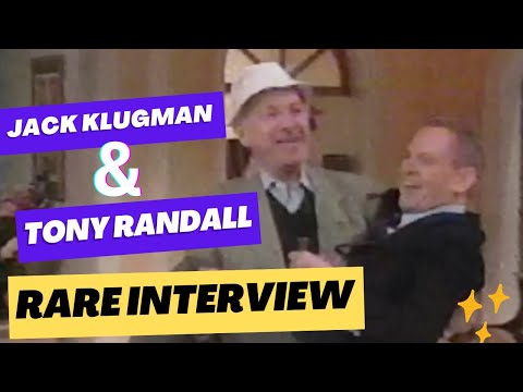 Watch YouTube video titled Tony Randall's HILARIOUS Interview with Jack Klugman! (1993)