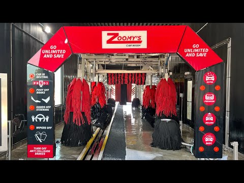Zoomys Car Wash Spring TX Site (Outside View) Coleman Hanna Equipment 4K