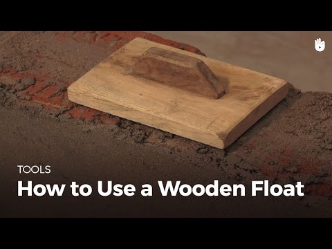 How to Use a Wooden Float | Masonry