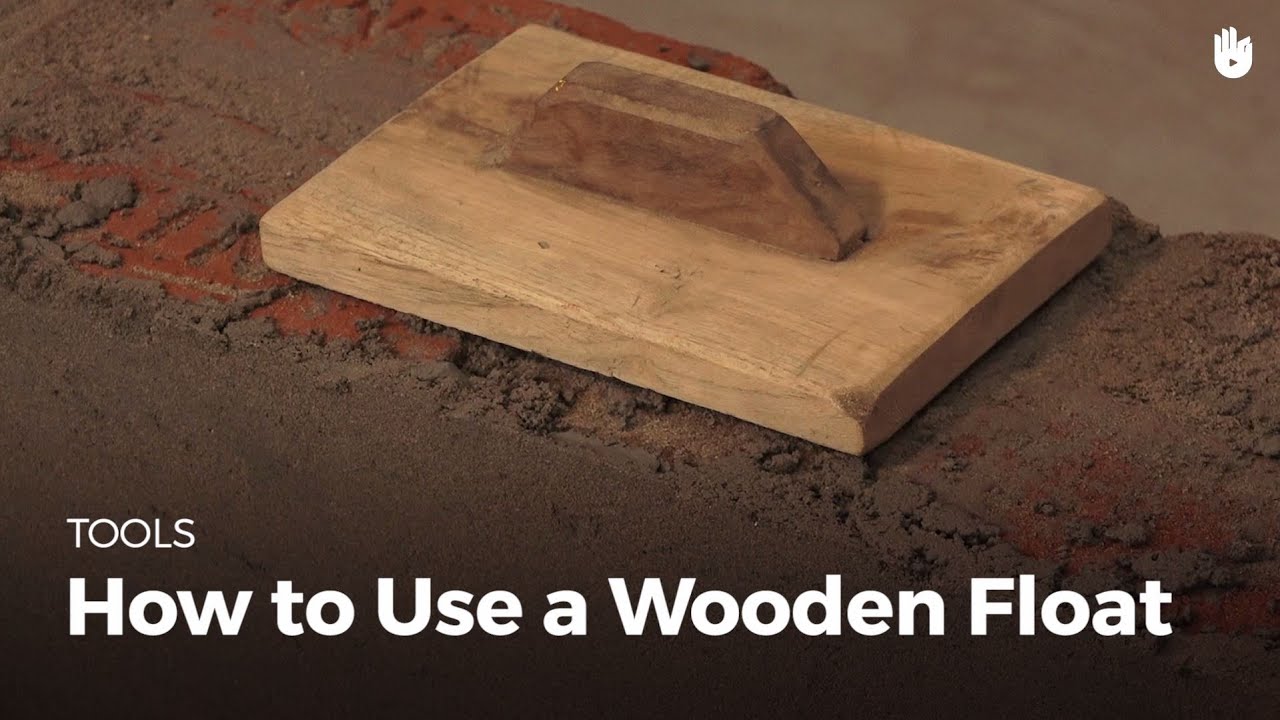 How to Use a Wooden Float How to Be a Mason Sikana
