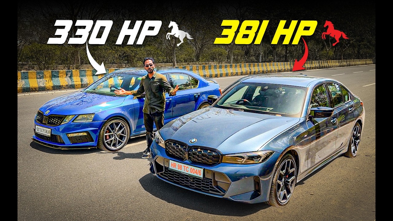 DRAG RACE: BMW M340i Vs Stage 2 Skoda Octavia RS 🚀 | B58 Vs EA888