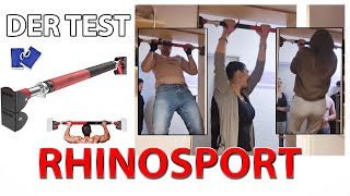 RHINOSPORT - KLIMMZUGSTANGE | Anleitung für den Türrahmen | Live Test | Miranda Carat