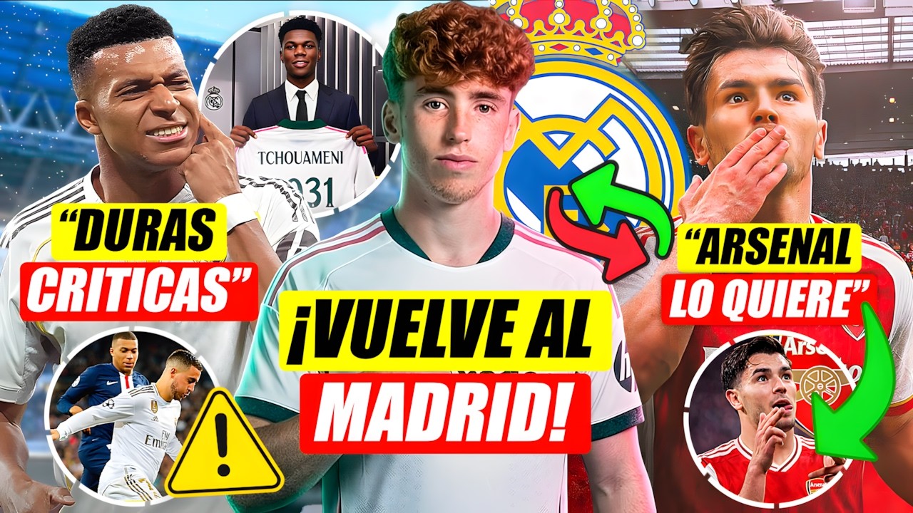 💣 ¡FUERTES CRITICAS PARA MBAPPÉ! ¿DECEPCIONADOS? | MUÑOZ VUELVE AL REAL MADRID | TCHOUAMENI RENUEVA