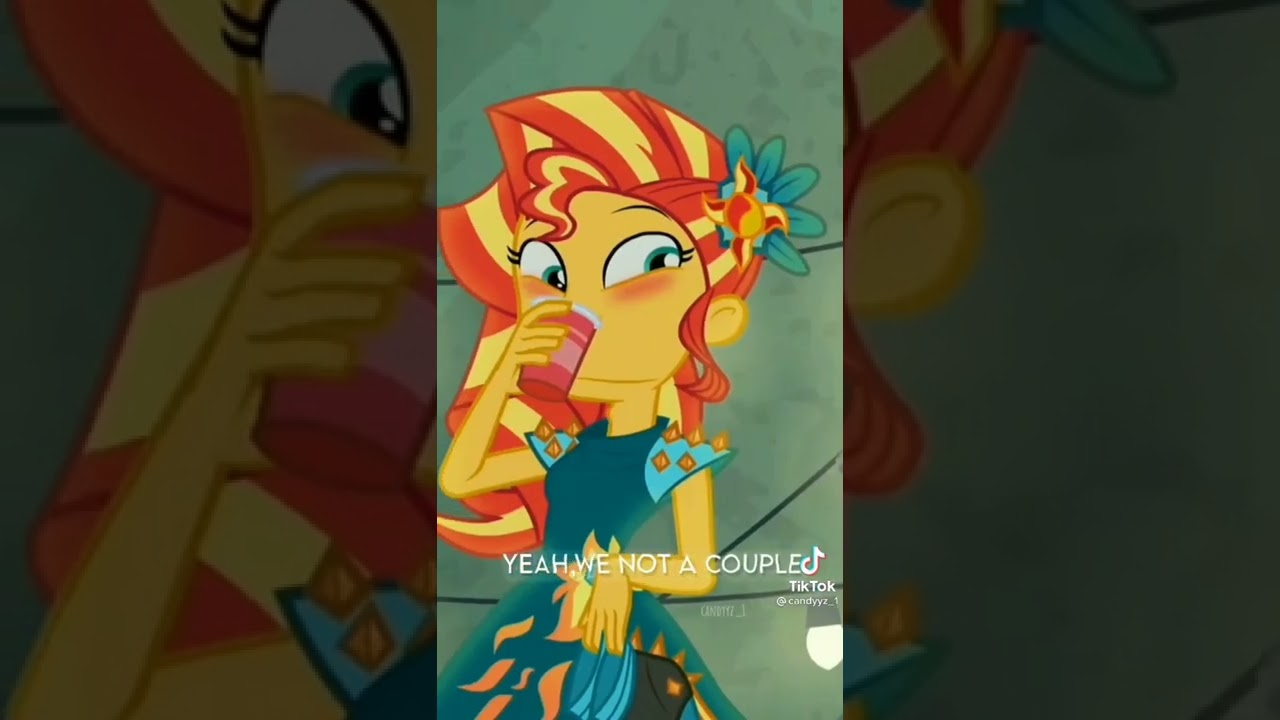 MLP:Sci Twilight And Sunset Shimmer As Besties
