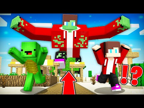 JJ and Mikey JUMPSCARE in Minecraft Maizen