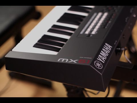 Yamaha MX61 Music Synthesizer Demo with Cubase Integration