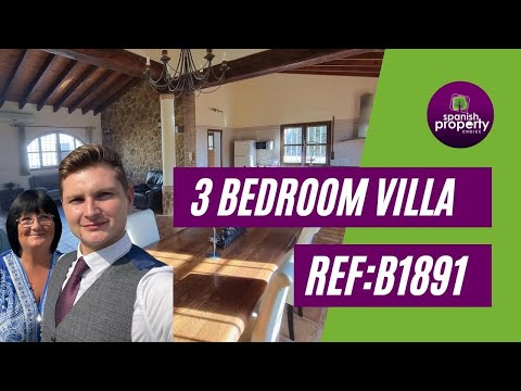 Spanish Property Choice Video Property Tour - Villa B1891, Antas Almeria, Spain. 329,000€