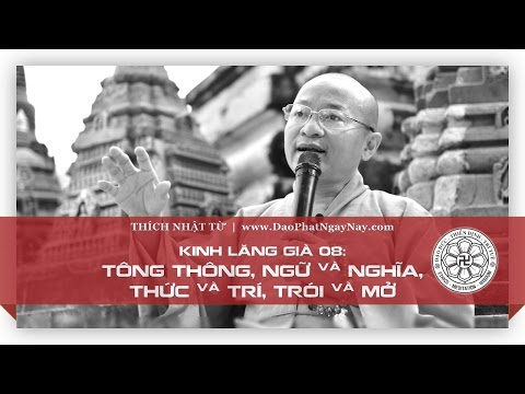 Kinh Lăng Già 08: Tông thông, ngữ và nghĩa, thức và trí, trói và mở