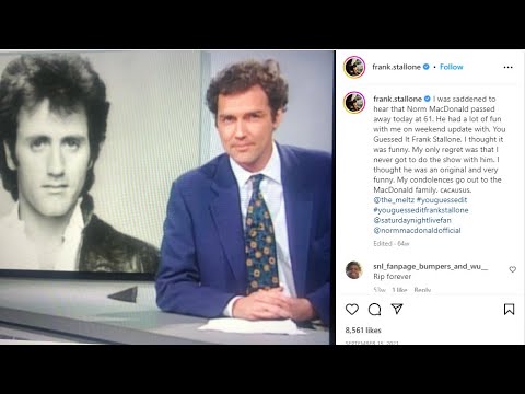 The Reason Why Norm Macdonald Stopped Doing the Frank Stallone Jokes