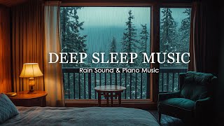 Relaxing Sleep Music with Rain Falling Outside the Warm Bedroom  - Healing Music with Rain #23