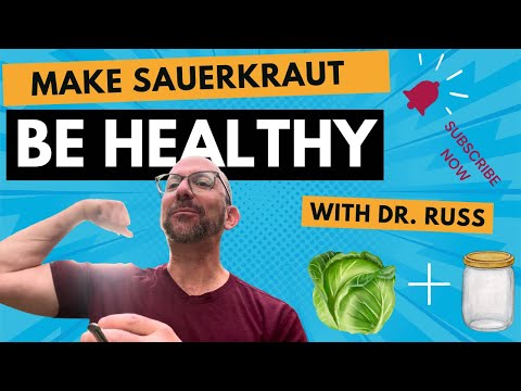 Ad-free, Easy Fermented Sauerkraut Recipe | Crunchy, tasty, healthy gut!
