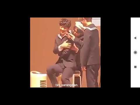 Yeonjun tickled armpits Soobin's